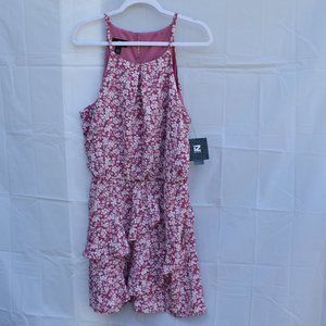 iz byer XXL pink and white dress